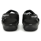 Ledersandalen mit Klett KARL LAGERFELD KIDS 
                    JUNGE