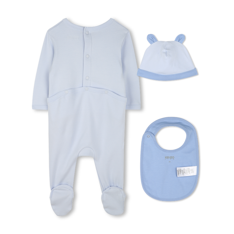 Pyjama + M&uuml;tze + L&auml;tzchen-Set KENZO KIDS 
                        UNISEX