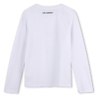 Langarmshirt KARL LAGERFELD KIDS 
                    M&Auml;DCHEN