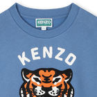 Sweatshirt aus ungeb&uuml;rstetem Fleece KENZO KIDS 
                    M&Auml;DCHEN