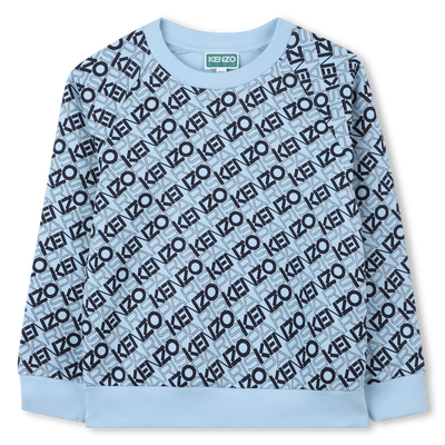Baumwoll-Sweatshirt mit Print KENZO KIDS JUNGE