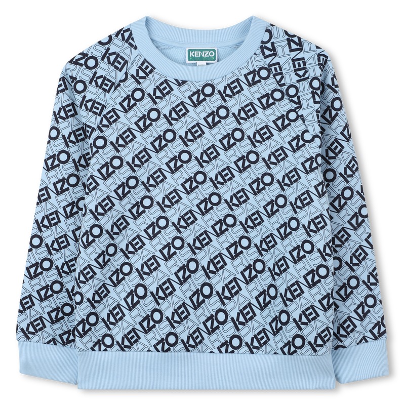 Baumwoll-Sweatshirt mit Print KENZO KIDS 
                        JUNGE