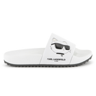 Pantoletten mit Relief-Druck KARL LAGERFELD KIDS 
                    M&Auml;DCHEN