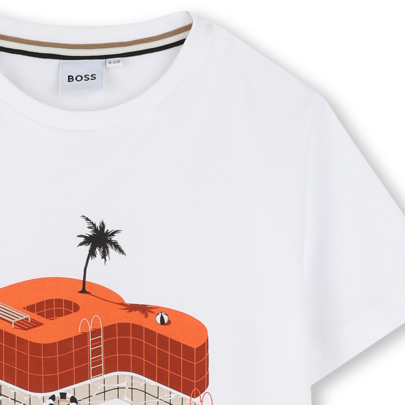 Kurzarmshirt aus Baumwolle BOSS 
                        JUNGE