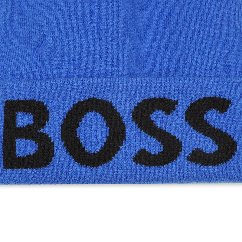 Strickm&uuml;tze mit Revers BOSS 
                        JUNGE
