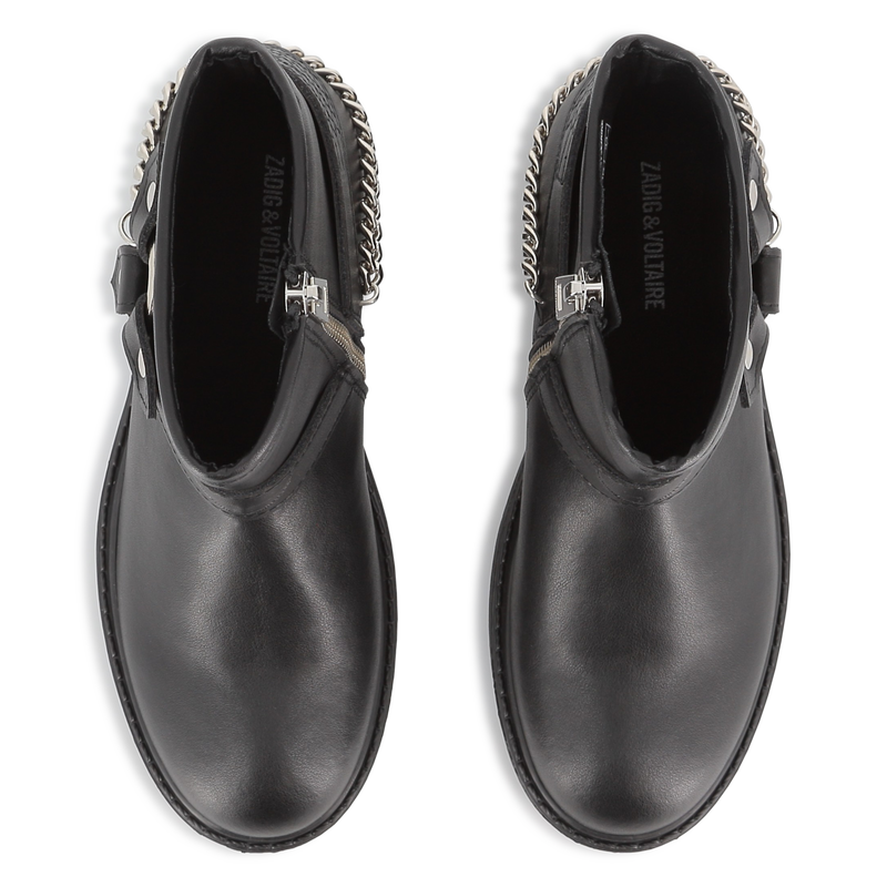 Bikerstiefel aus Rindsleder ZADIG & VOLTAIRE 
                        M&Auml;DCHEN