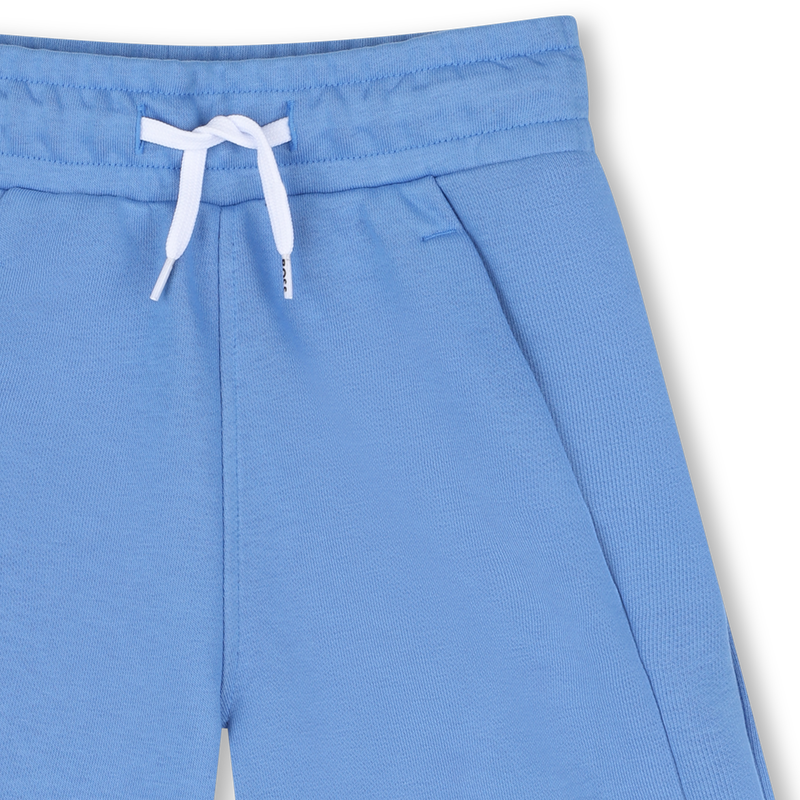 Einfarbige Molton-Bermudas BOSS 
                        JUNGE