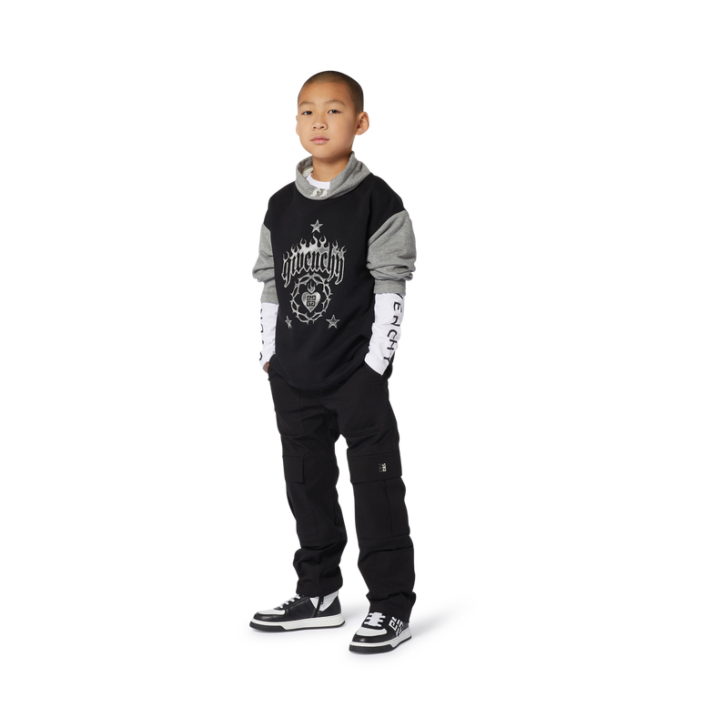 Geschn&uuml;rte Ledersneakers GIVENCHY 
                        JUNGE