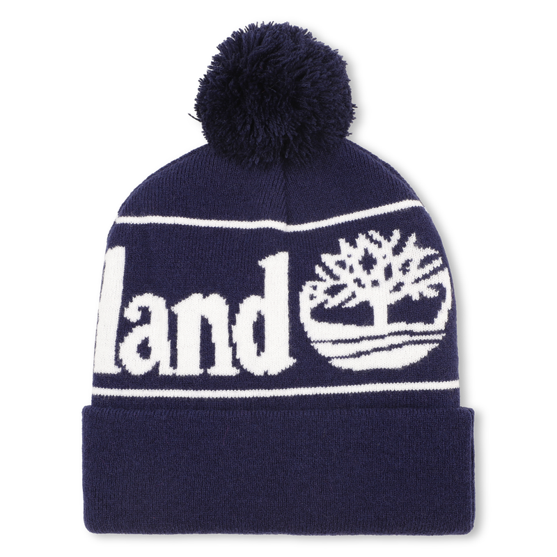 Jacquard-Pompon-Strickm&uuml;tze TIMBERLAND 
                        JUNGE