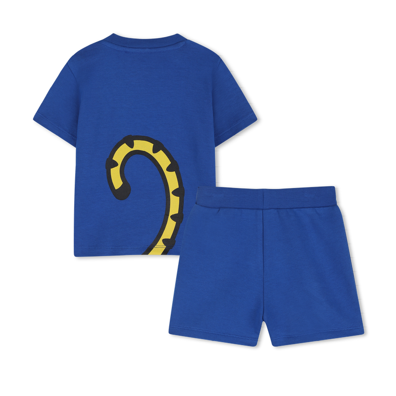 SET AUS T-SHIRT UND BERMUDASHORTS KENZO KIDS 
                        JUNGE