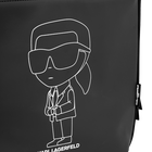 Rucksack mit KARL-Print KARL LAGERFELD KIDS 
                    JUNGE