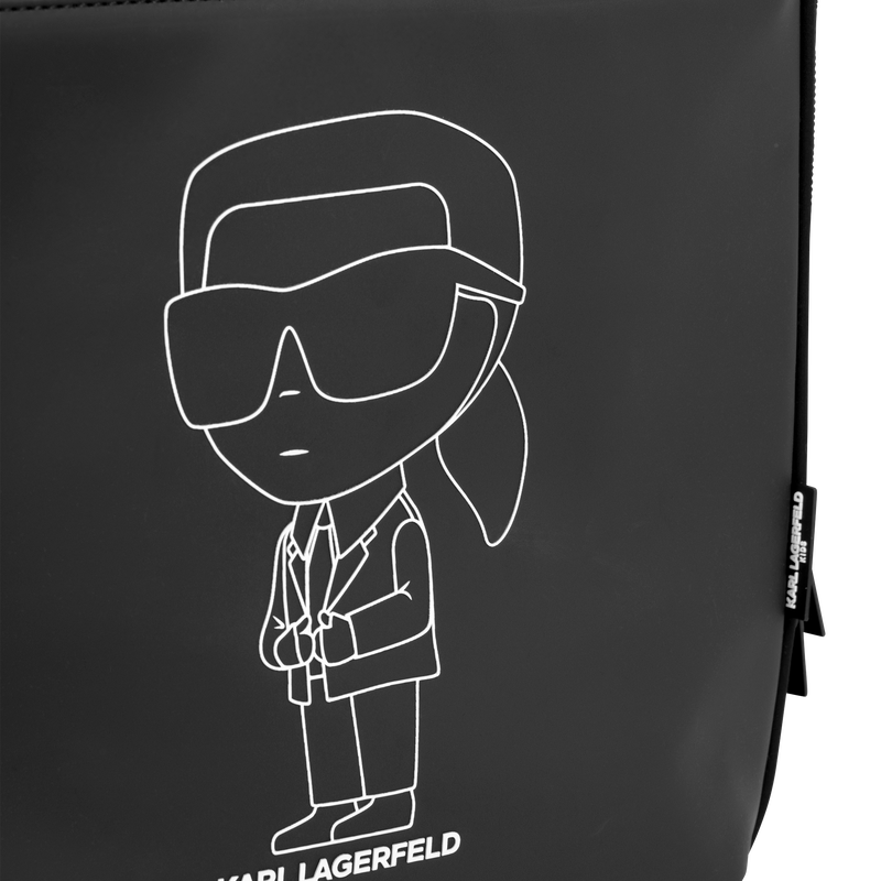 Rucksack mit KARL-Print KARL LAGERFELD KIDS 
                        JUNGE