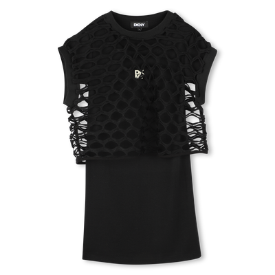 Kurz&auml;rmeliges 2-in-1-Kleid DKNY M&Auml;DCHEN