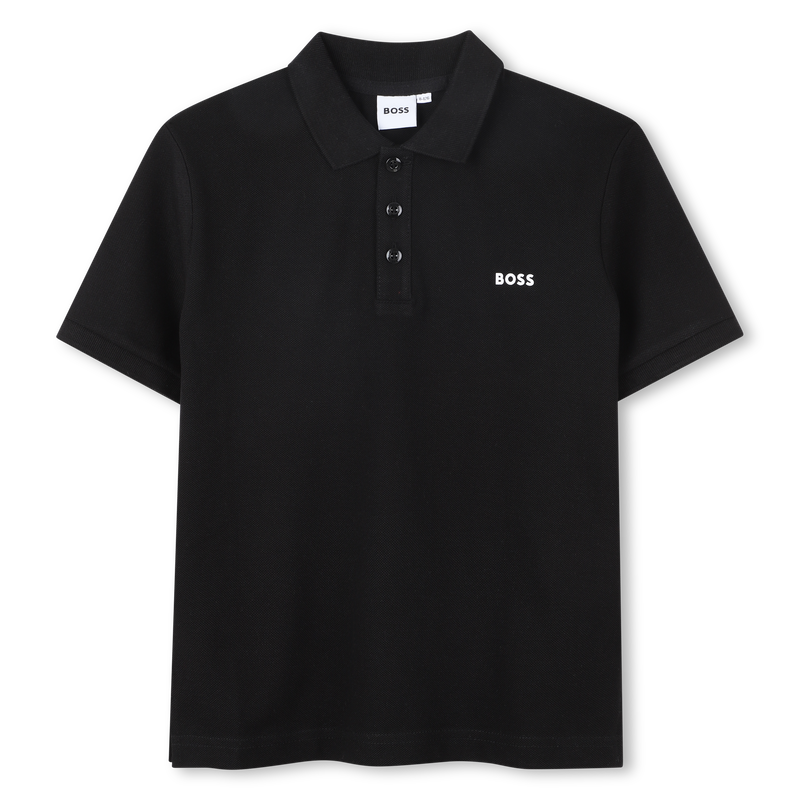 Baumwoll-Poloshirt mit Logo BOSS 
                        JUNGE