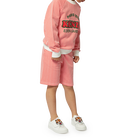 Gestreifte Baumwoll-Bermudas KENZO KIDS 
                    JUNGE