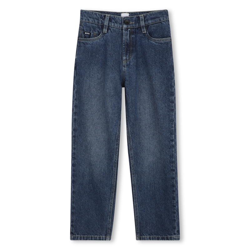 LOCKER GESCHNITTENE JEANS BOSS 
                        JUNGE