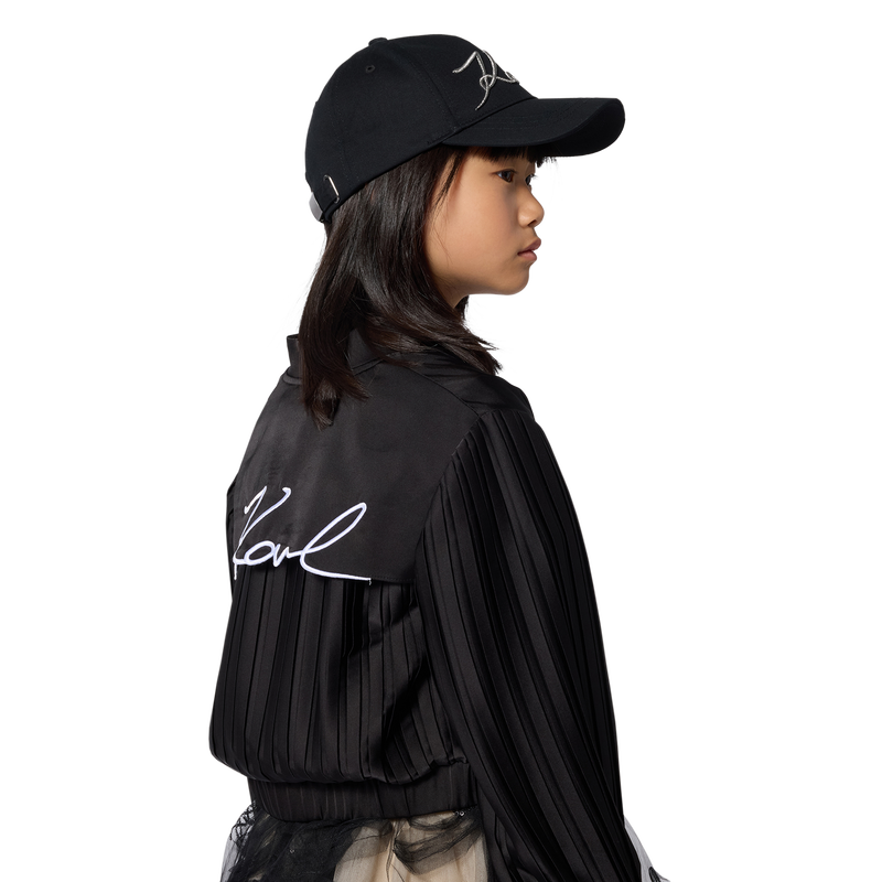 JACKE MIT PLISSIERTEN &Auml;RMELN KARL LAGERFELD KIDS 
                        M&Auml;DCHEN