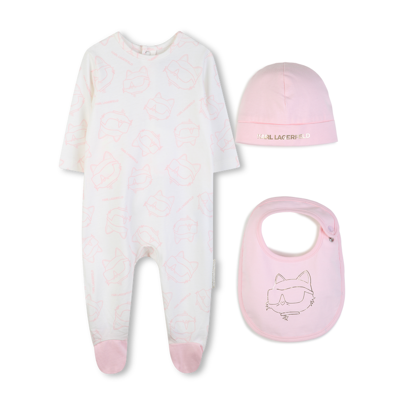 3-TEILIGES SET KARL LAGERFELD KIDS 
                        M&Auml;DCHEN