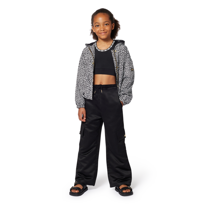 Gl&auml;nzende Hose mit Taschen MICHAEL KORS 
                        M&Auml;DCHEN