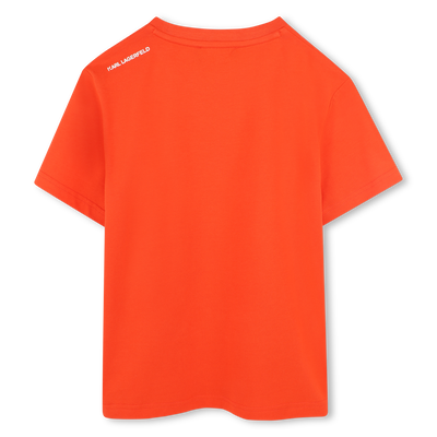 T-Shirt mit Print KARL LAGERFELD KIDS JUNGE