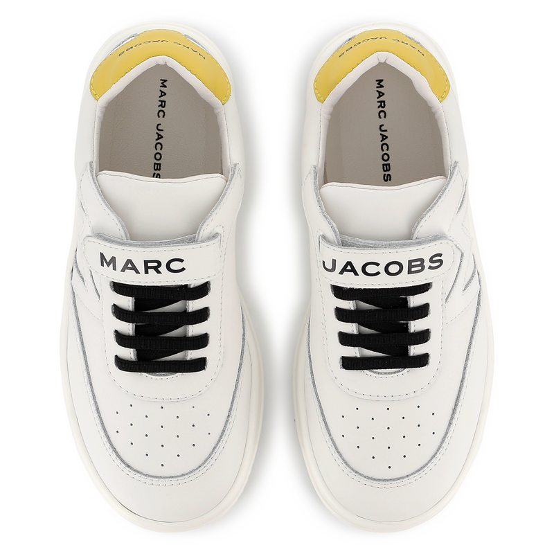 Leder-Sneaker mit Klett MARC JACOBS 
                        JUNGE