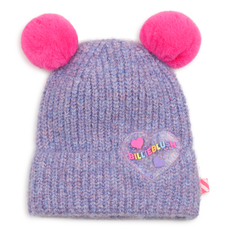 M&uuml;tze mit doppeltem Bommel BILLIEBLUSH 
                        M&Auml;DCHEN