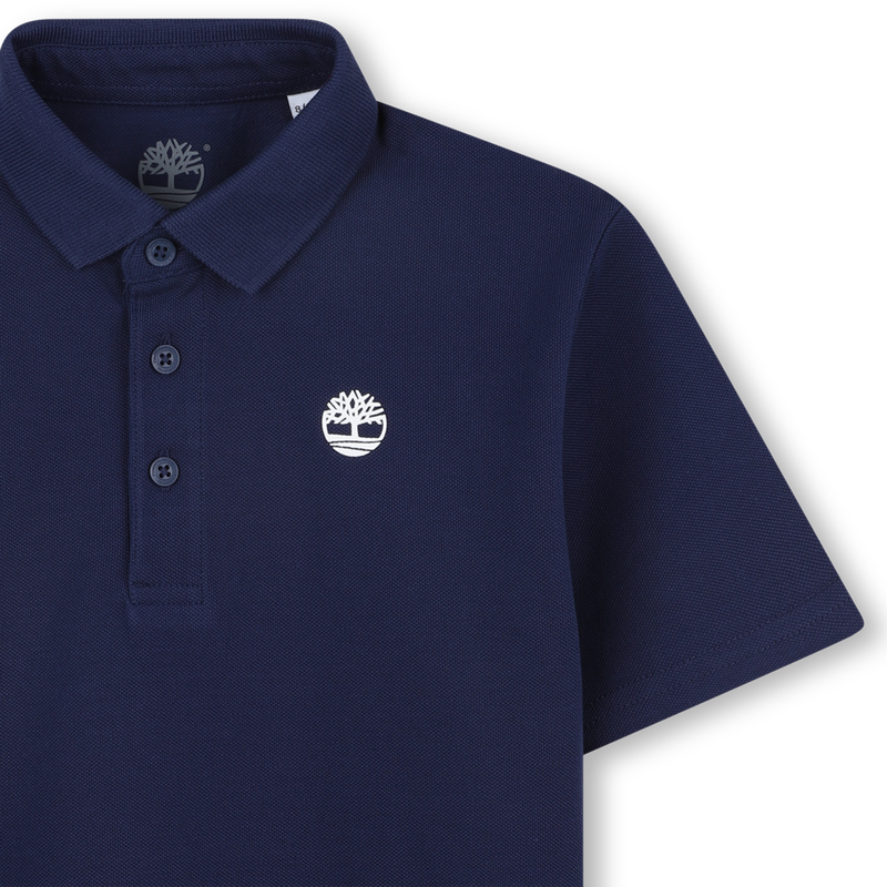 Einfarbiges Poloshirt mit Logo TIMBERLAND 
                        JUNGE