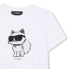 Kurz&auml;rmeliges t-shirt KARL LAGERFELD KIDS 
                    M&Auml;DCHEN