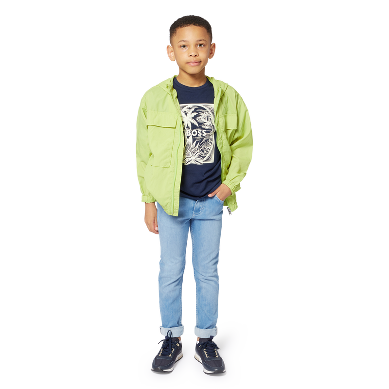 Windjacke mit Kapuze