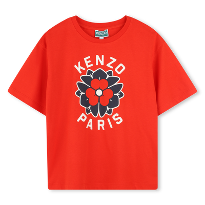 T-Shirt mit Siegel-Druck KENZO KIDS M&Auml;DCHEN