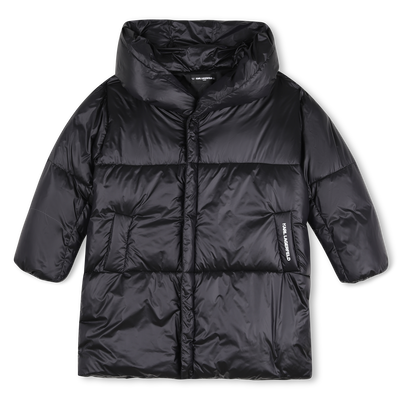 Lange Daunenjacke KARL LAGERFELD KIDS M&Auml;DCHEN