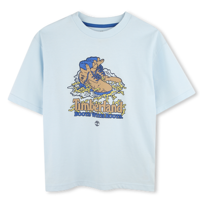 Weites T-Shirt mit Druck TIMBERLAND JUNGE
