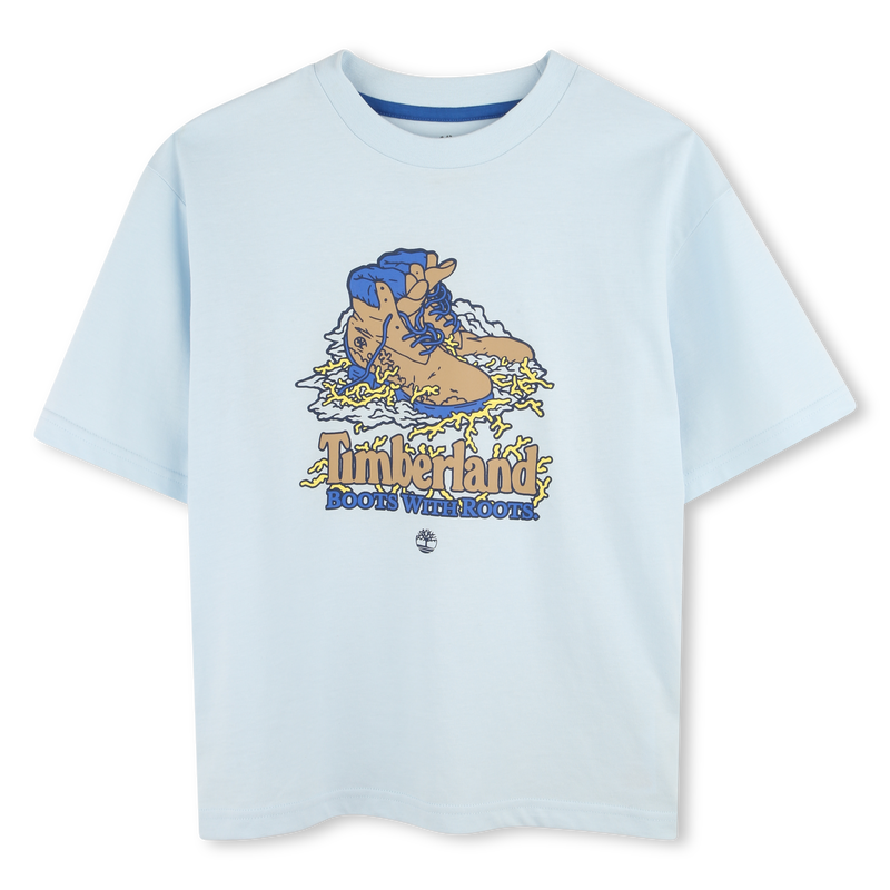 Weites T-Shirt mit Druck TIMBERLAND 
                        JUNGE