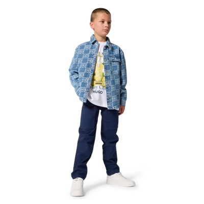 KURZ&Auml;RMELIGES T-SHIRT HUGO JUNGE