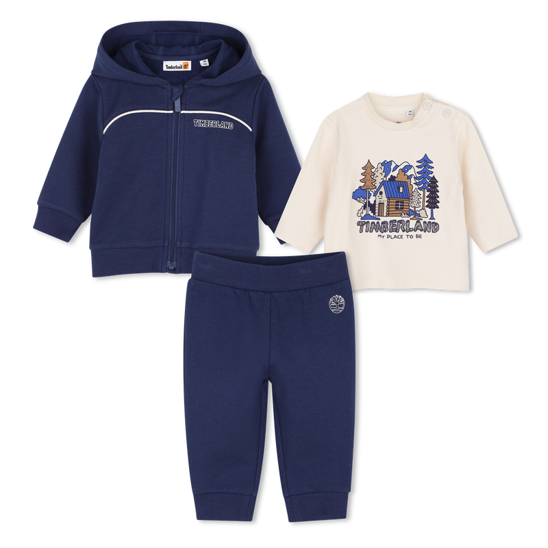 Hose, Cardigan und T-Shirt Set TIMBERLAND 
                        JUNGE