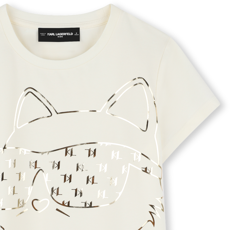 Kurzarm-T-Shirt KARL LAGERFELD KIDS 
                        M&Auml;DCHEN