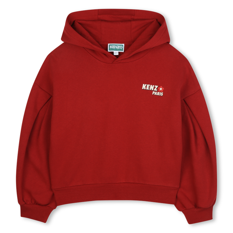 Fleece-Kapuzenpullover KENZO KIDS 
                        M&Auml;DCHEN