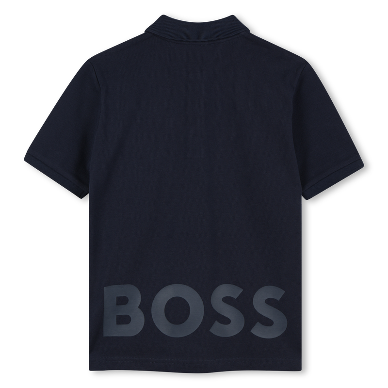 Baumwoll-Poloshirt mit Logo BOSS 
                        JUNGE
