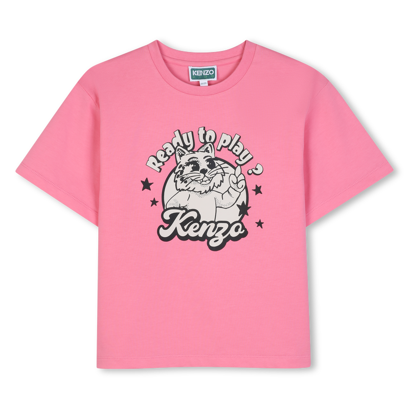 T-Shirt mit kurzen &Auml;rmeln KENZO KIDS 
                        M&Auml;DCHEN