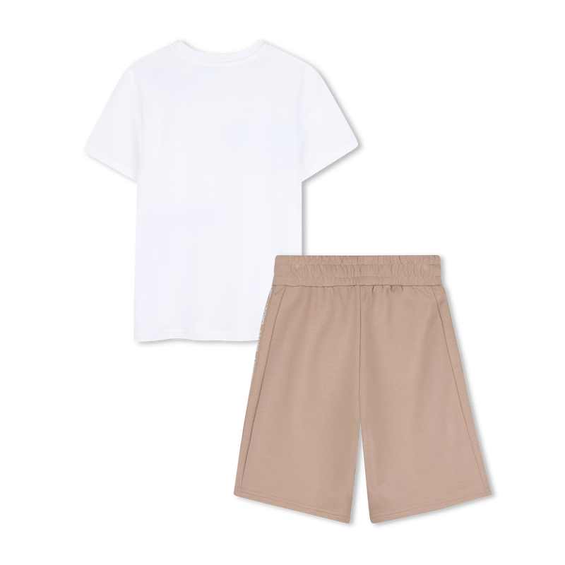 SET AUS T-SHIRT UND BERMUDASHORTS DKNY 
                        JUNGE