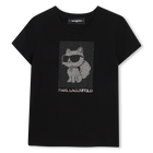 Kurz&auml;rmeliges t-shirt KARL LAGERFELD KIDS 
                    M&Auml;DCHEN