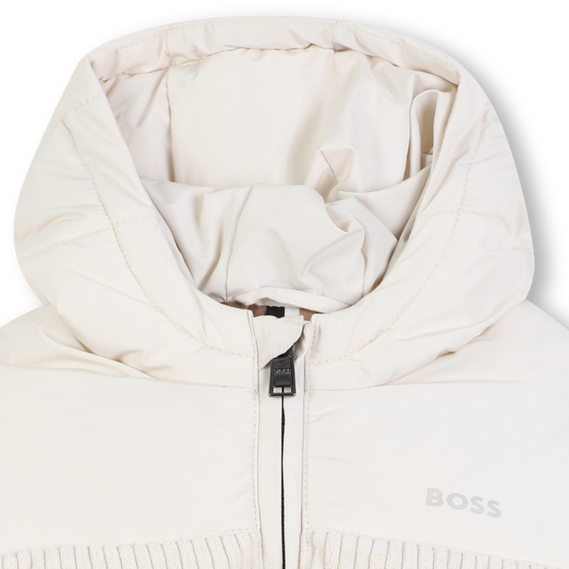 Daunenjacke aus zwei Materialien BOSS 
                        JUNGE