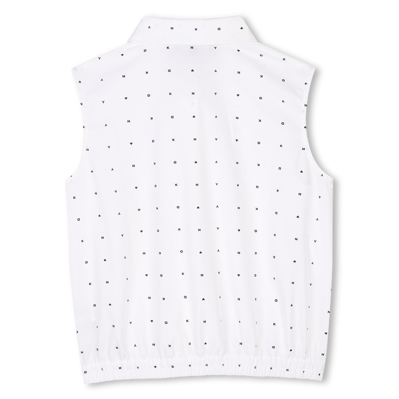 &Auml;rmellose Bluse mit Druck DKNY 
                        M&Auml;DCHEN