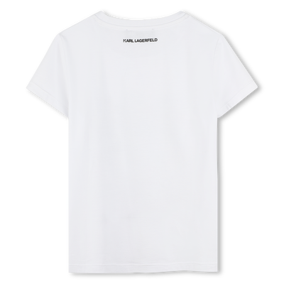 T-Shirt mit Druck KARL LAGERFELD KIDS M&Auml;DCHEN