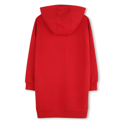 Kleid aus nicht geb&uuml;rstetem Fleece KENZO KIDS M&Auml;DCHEN