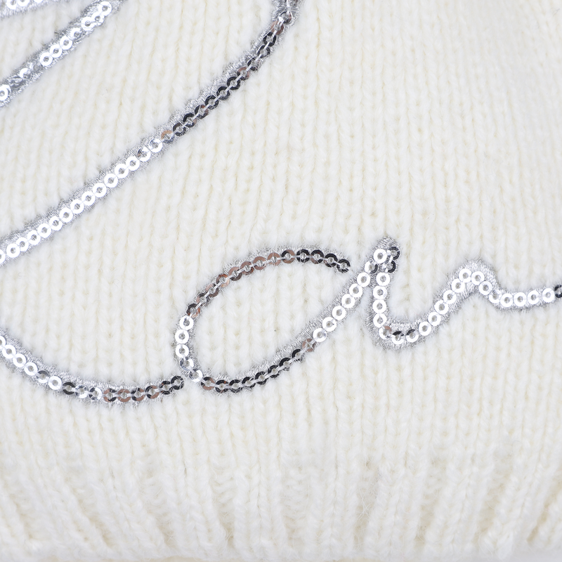 Strickm&uuml;tze mit Bommel KARL LAGERFELD KIDS 
                        M&Auml;DCHEN