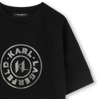 Kurz&auml;rmeliges Kleid KARL LAGERFELD KIDS 
                    M&Auml;DCHEN