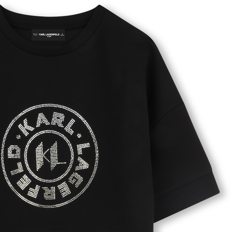 Kurz&auml;rmeliges Kleid KARL LAGERFELD KIDS 
                        M&Auml;DCHEN
