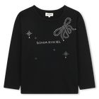 Lang&auml;rmeliges T-Shirt SONIA RYKIEL 
                    M&Auml;DCHEN
