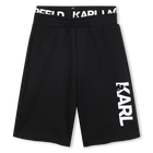 Bermudashorts aus doppeltem Jersey KARL LAGERFELD KIDS 
                    JUNGE